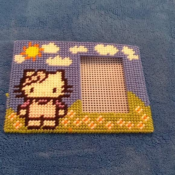 Hello Kitty Blue and Green Picture Frame - Picture 1 of 3